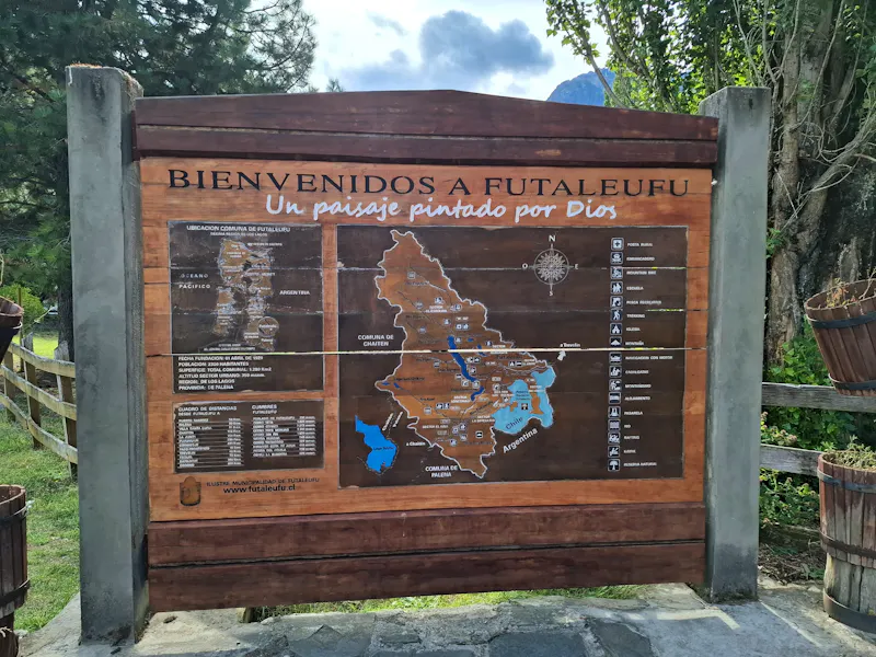 Grenze in Futaleufu - &copy;Sylvia Sann