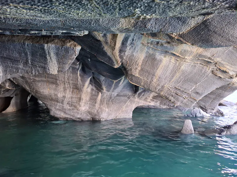 Marmorhöhlen auf dem Lago General Carrera - &copy;Sylvia Sann