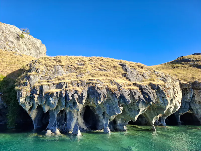 Marmorhöhlen auf dem Lago General Carrera - &copy;Sylvia Sann