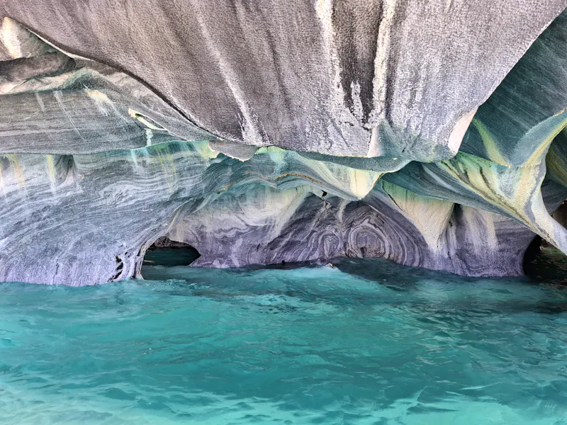 Marmorhöhlen auf dem Lago General Carrera - &copy;Sylvia Sann