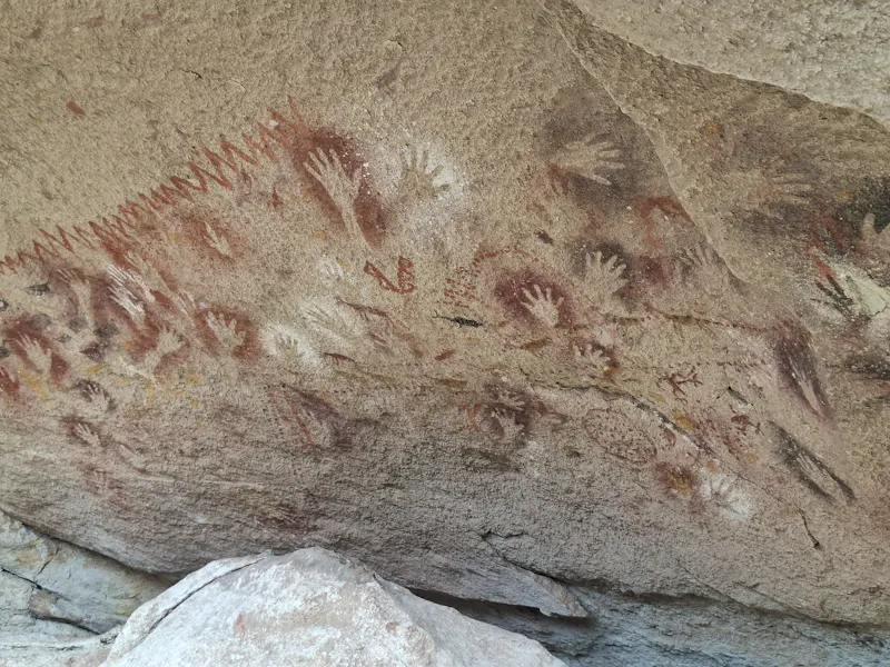 Höhlenmalerei Cueva de las Manos - &copy;Sylvia Sann