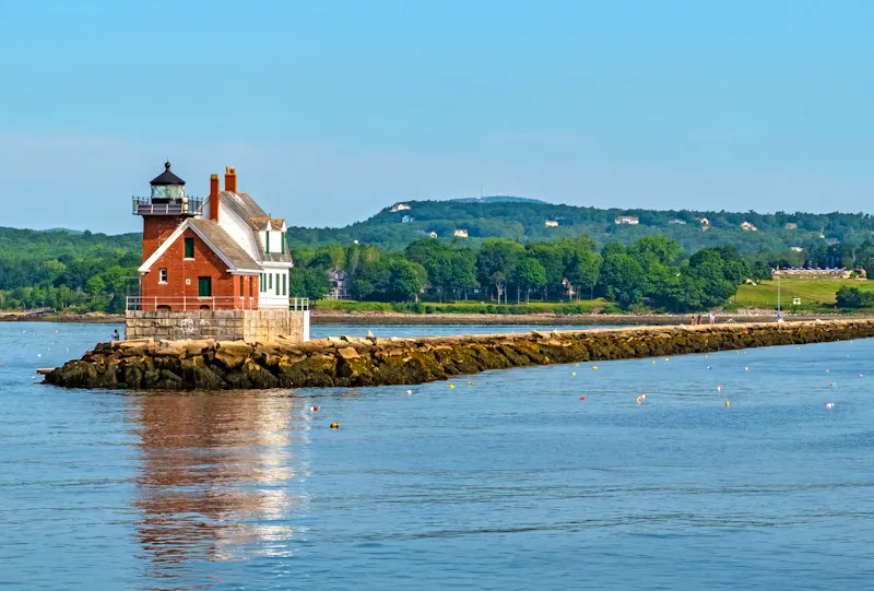 Leuchtturm im Hafen von Rockland - Maine - &copy;Dave - stock.adobe.com