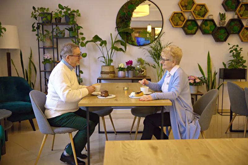 Cafe im Hotel Kaisers Garten &ndash; &copy;IdeaSpa Travel