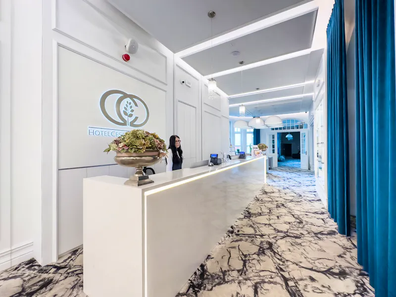 Rezeption im Hotel Kaisers Garten &ndash; &copy;IdeaSpa Travel