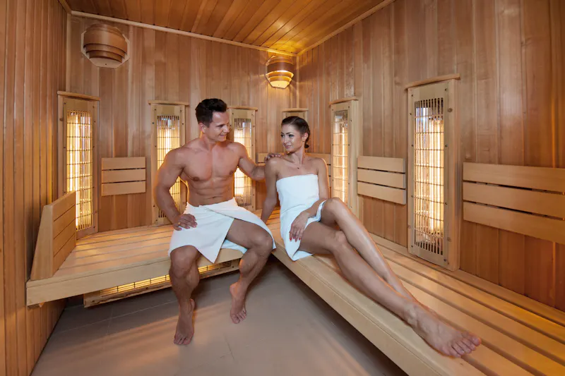Sauna im Hotel Kaisers Garten &ndash; &copy;jfk design