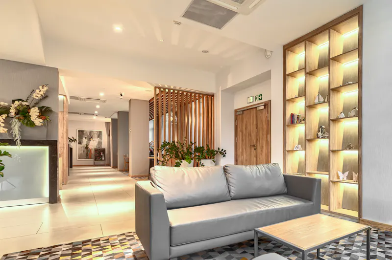 Rezeption im Hotel Afrodyta Spa &ndash; &copy;IdeaSpa Travel