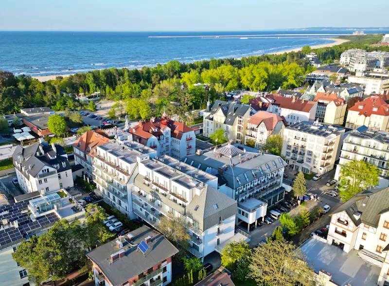 Luftaufnahme Hotel Afrodyta Spa &ndash; &copy;IdeaSpa Travel