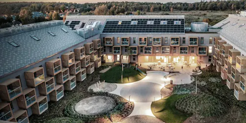 Vogelperspektive vom NICKEL Resort & Wellnest &ndash; &copy; IdeaSpa Travel