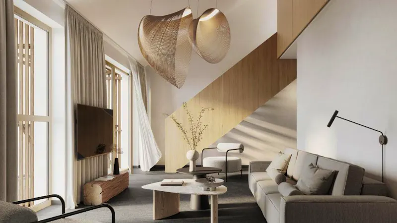 Zimmerbeispiel Appartement Familie mit 2 Etagen im NICKEL Resort & Wellnest &ndash; &copy;IdeaSpa Travel