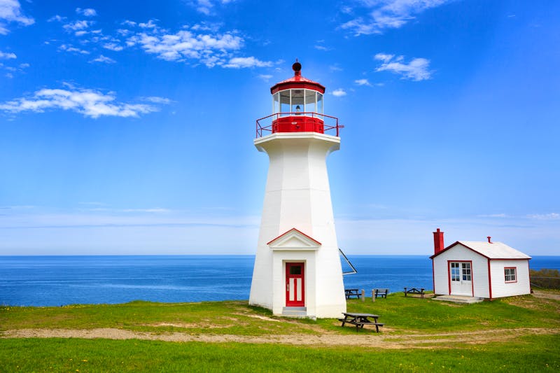 Leuchtturm im Forillon Nationalpark - Halbinsel Gaspésie - &copy;Andreas Prott - stock.adobe.com
