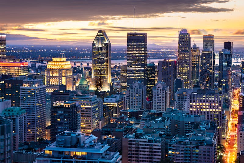 Skyline von Montreal am Abend - &copy;beatrice prève - stock.adobe.com