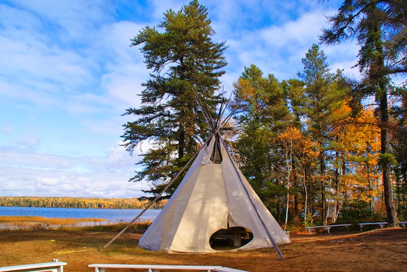 Tipi am Lac Taureau - &copy;Susanne Schirmann - Eberhardt TRAVEL