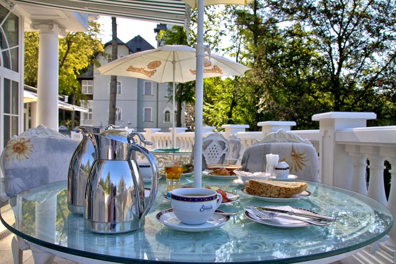 Marienbad - Hotel Esplanade Spa & Golf Resort - Terrasse &ndash; &copy;Hotel Esplanade Spa & Golf Resort Marienbad