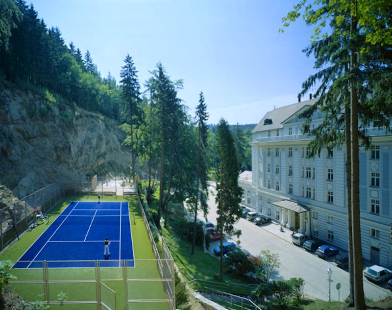 Marienbad - Hotel Esplanade Spa & Golf Resort - Tennisplatz &ndash; &copy;Hotel Esplanade Spa & Golf Resort Marienbad