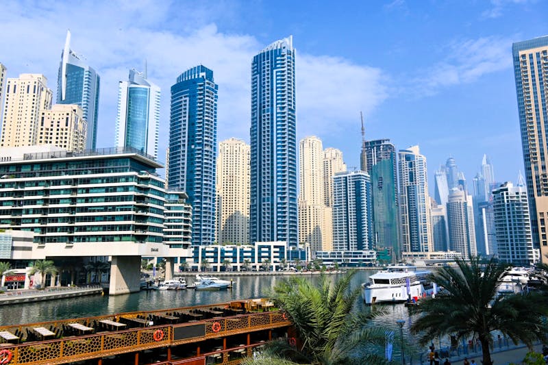 Wolkenkratzer in der Dubai Marina - &copy;Franziska Barthel - Eberhardt TRAVEL