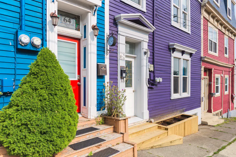 Traditionelle Häuser in St. John's - Neufundland - &copy;EyesTravelling - stock.adobe.com