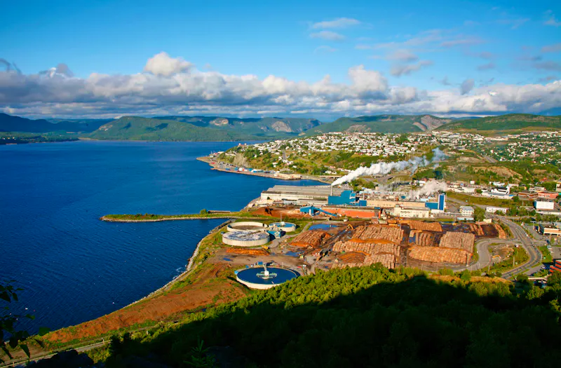 Corner Brook in Neufundland - Papiermühle - &copy;Johanna Goodyear - stock.adobe.com