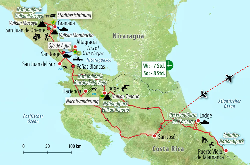 Ihre Reiseroute &ndash; &copy; Eberhardt TRAVEL