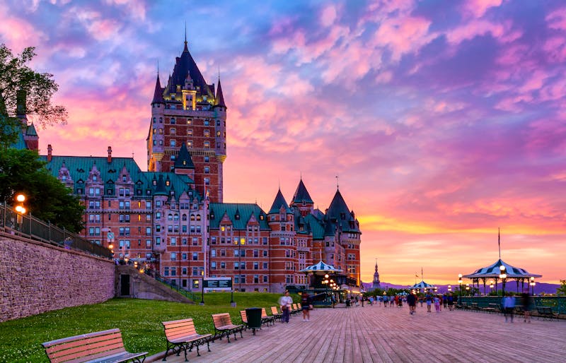 Terrace Dufferin und Chateau Frontenac in Quebec City - &copy;Gilberto Mesquita - stock.adobe.com