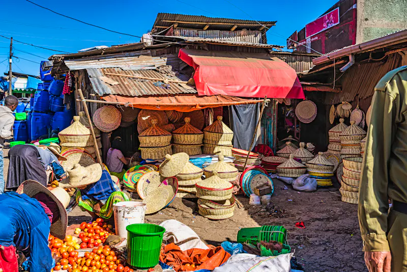 Mercato in Addis Abeba - &copy;rudiernst - stock.adobe.com