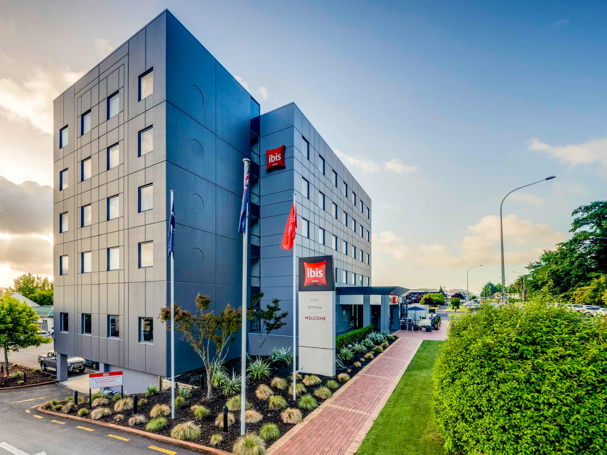 ibis Rotorua in Rotorua, Neuseeland - Hotel von außen &nbsp;&ndash;&nbsp;&copy;&nbsp;ibis Rotorua