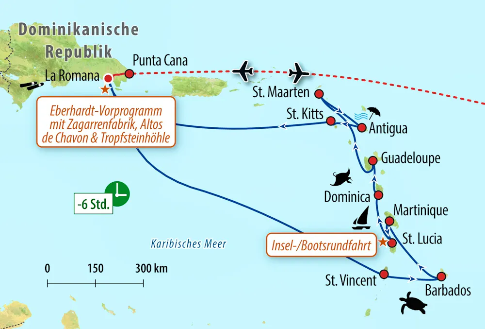 Ihre Reiseroute &ndash; &copy; Eberhardt TRAVEL