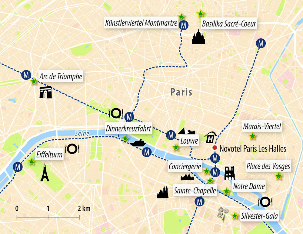 Ihre Reiseroute &ndash; &copy; Eberhardt TRAVEL