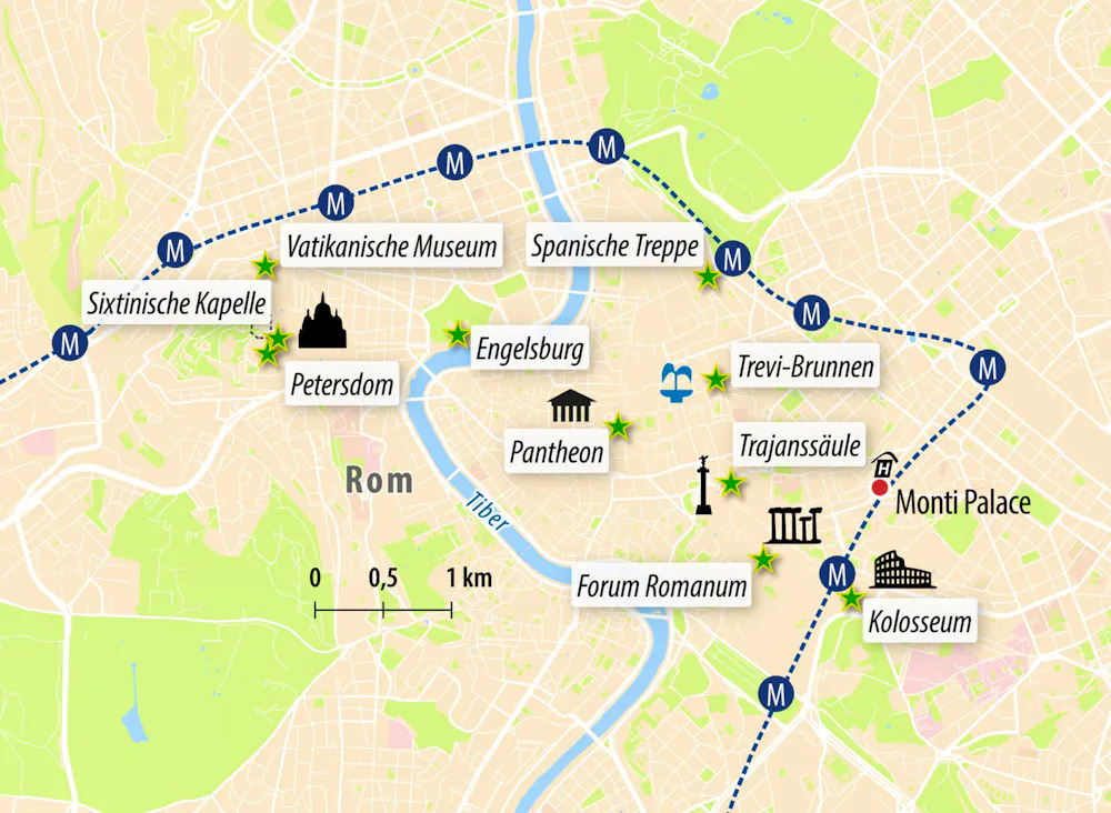 Ihre Reiseroute &ndash; &copy; Eberhardt TRAVEL