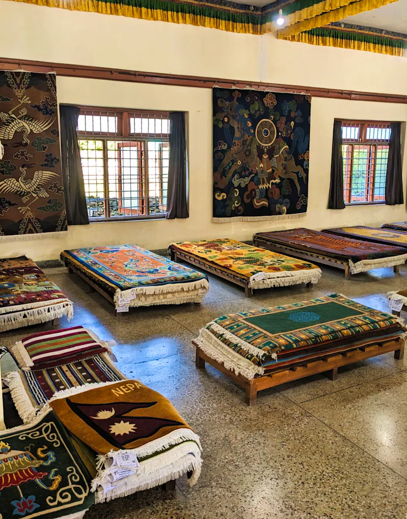 Tibetische Teppichknüpferei in Pokhara, Nepal - &copy;Teresa Rumpel - Eberhardt TRAVEL