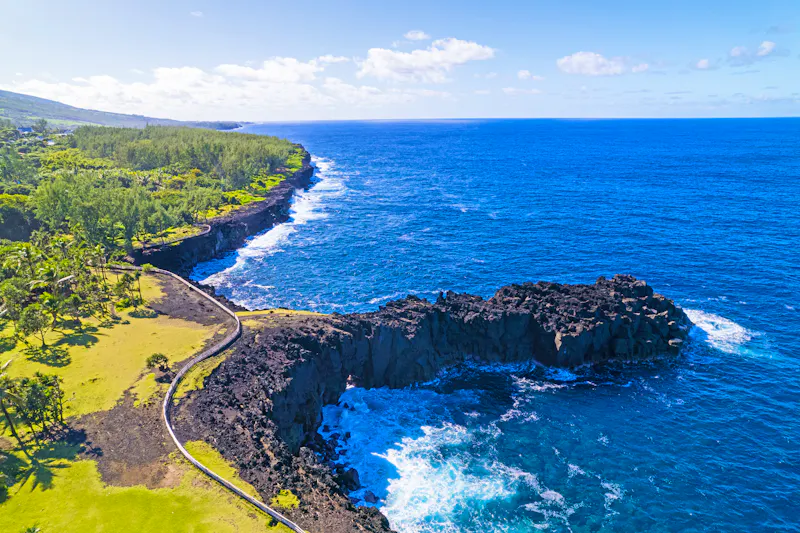 Cap Mechant an der vulkanischen Südküste von Reunion - &copy;Sylvain - stock.adobe.com