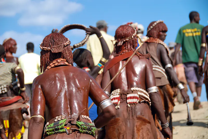 Dorf der Turmi, Äthiopien - &copy;lino beltrame - stock.adobe.com
