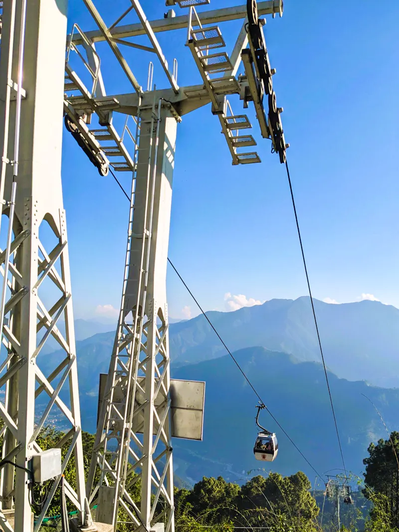 Die Seilbahn hoch zum Manakamana Tempel, Nepal - &copy;Teresa Rumpel - Eberhardt TRAVEL