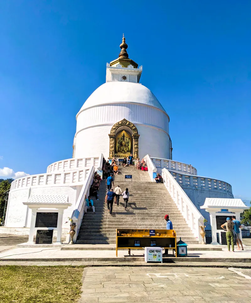 World Peace Pagode, Pokhara - &copy;Teresa Rumpel - Eberhardt TRAVEL