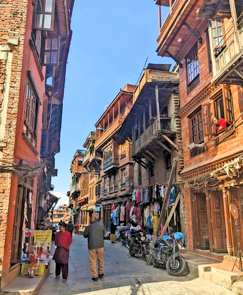 Straßen von Bhaktapur, Kathmandu - &copy;Teresa Rumpel - Eberhardt TRAVEL