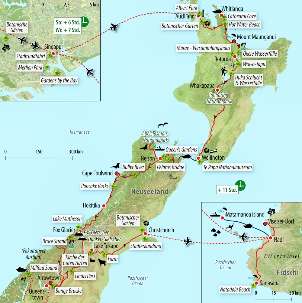 Ihre Reiseroute &ndash; &copy; Eberhardt TRAVEL