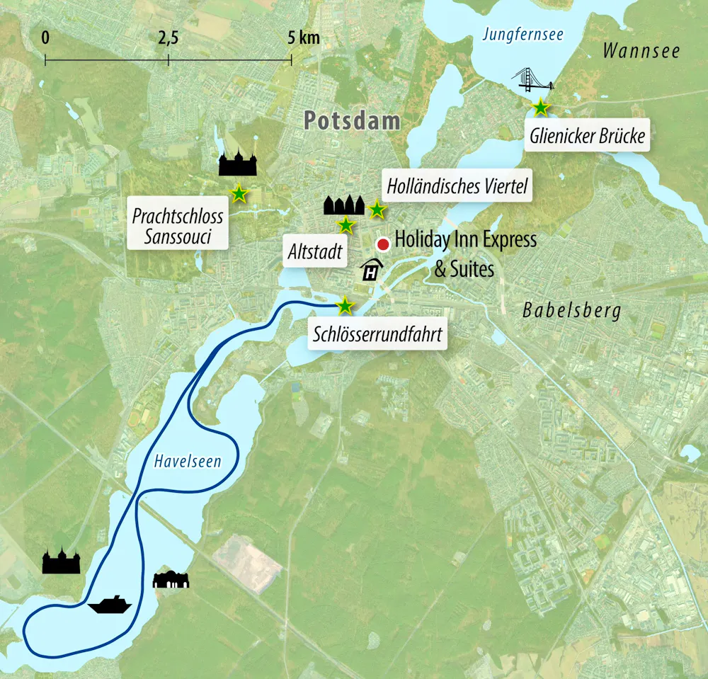 Ihre Reiseroute &ndash; &copy; Eberhardt TRAVEL