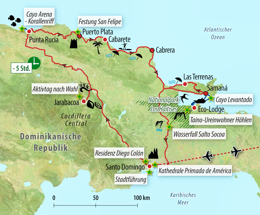 Ihre Reiseroute &ndash; &copy; Eberhardt TRAVEL