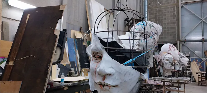 Künstleratelier Karnevalsstadt Viareggio  - &copy;Anette Rietz