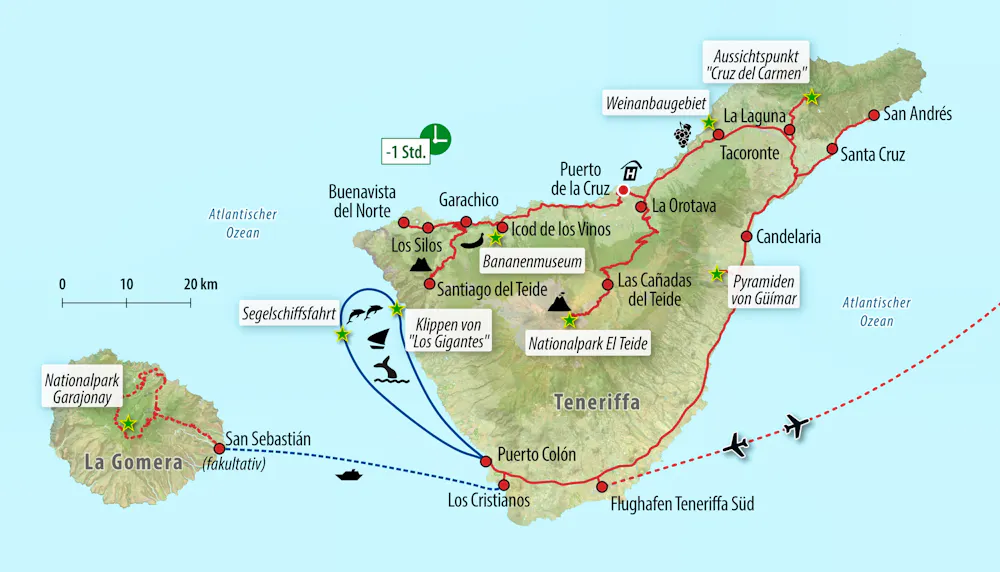 Ihre Reiseroute &ndash; &copy; Eberhardt TRAVEL