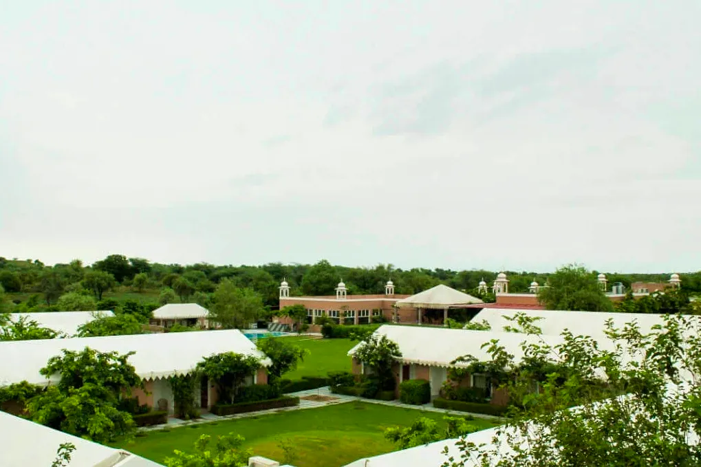 Aangan Resort - Mandawa Hotel in Mandawa, Indien - Hotelanlage &nbsp;&ndash;&nbsp;&copy;&nbsp;Aangan Resort - Mandawa Hotel