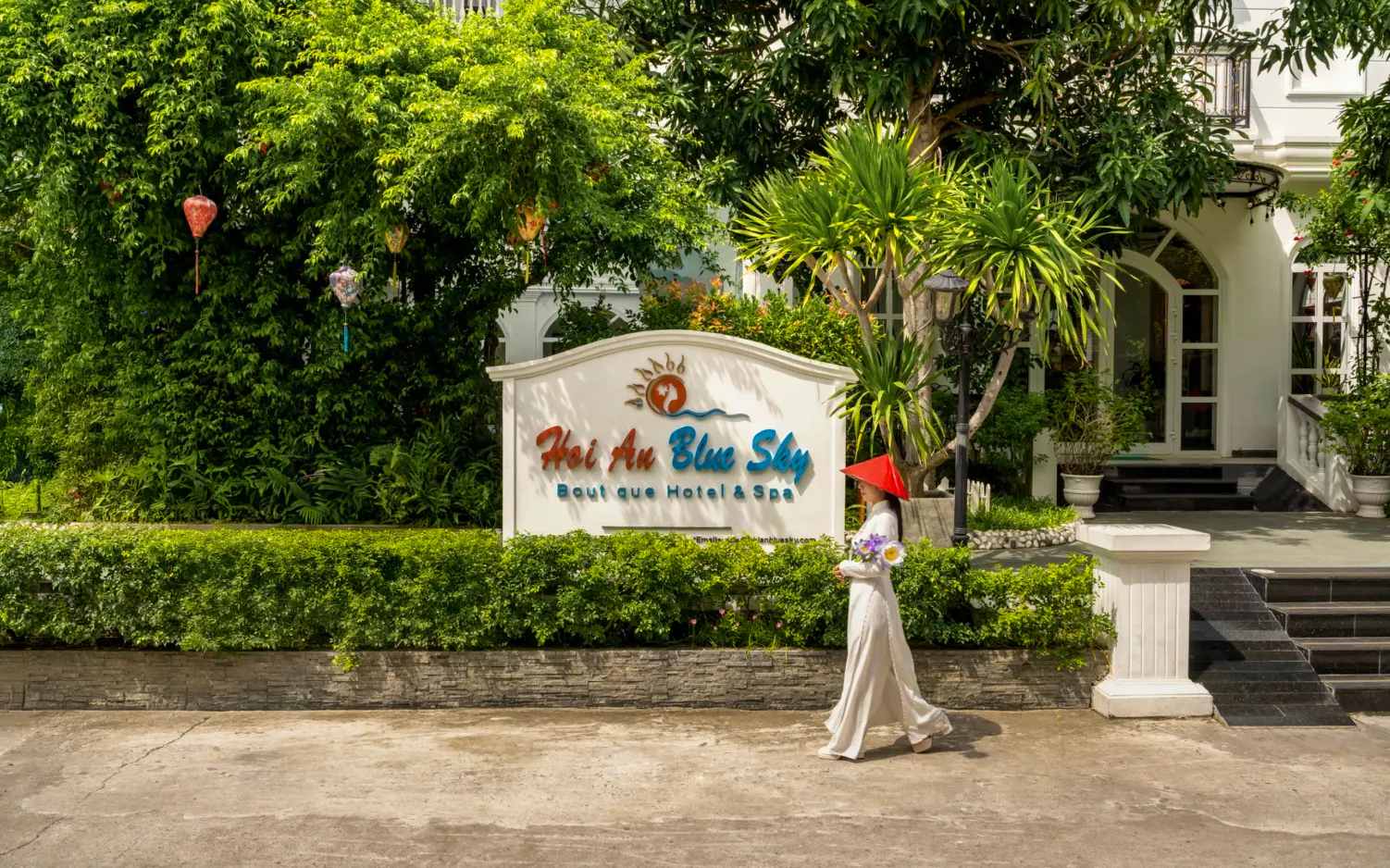 Hoi An Blue Sky Boutique Hotel in Hoi An , Vietnam - Hotel von außen &nbsp;&ndash;&nbsp;&copy;&nbsp;Hoi An Blue Sky Boutique Hotel