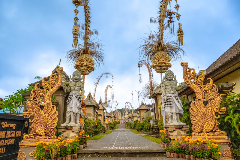 Penglipuran Village in Bangli, Indonesien - &copy;kuenlin - stock.adobe.com