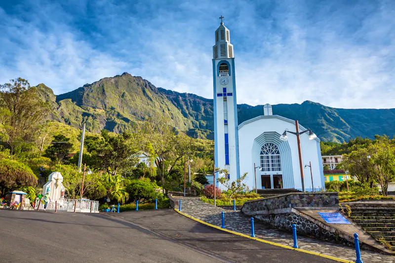 Kirche in Cilaos auf La Réunion - &copy;A. Karnholz - stock.adobe.com