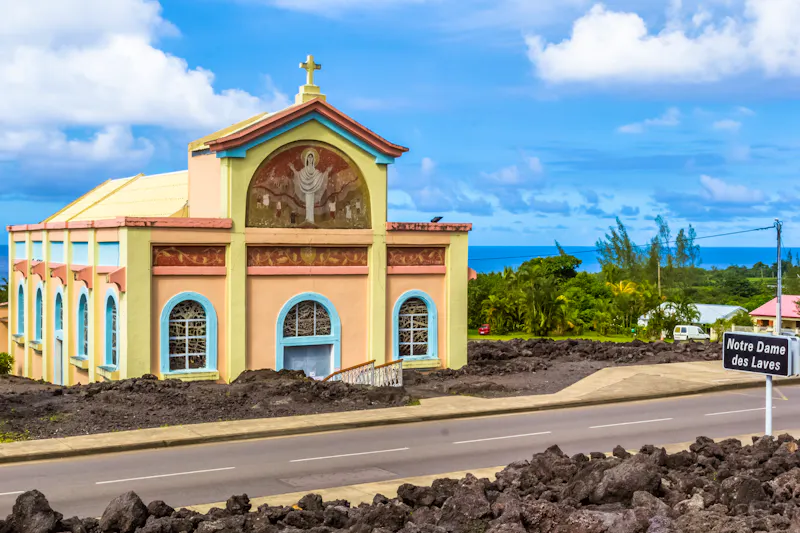 Kirche Notre-Dame des Laves - Piton Sainte-Rose - &copy;Unclesam - stock.adobe.com