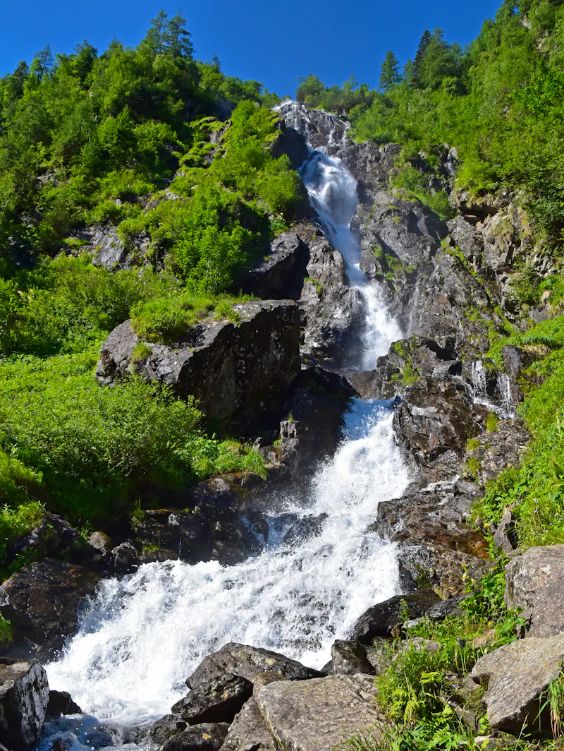 Wasserfall zwischen Steierischen Bodensee und Hüttensee - &copy;Michael - stock.adobe.com