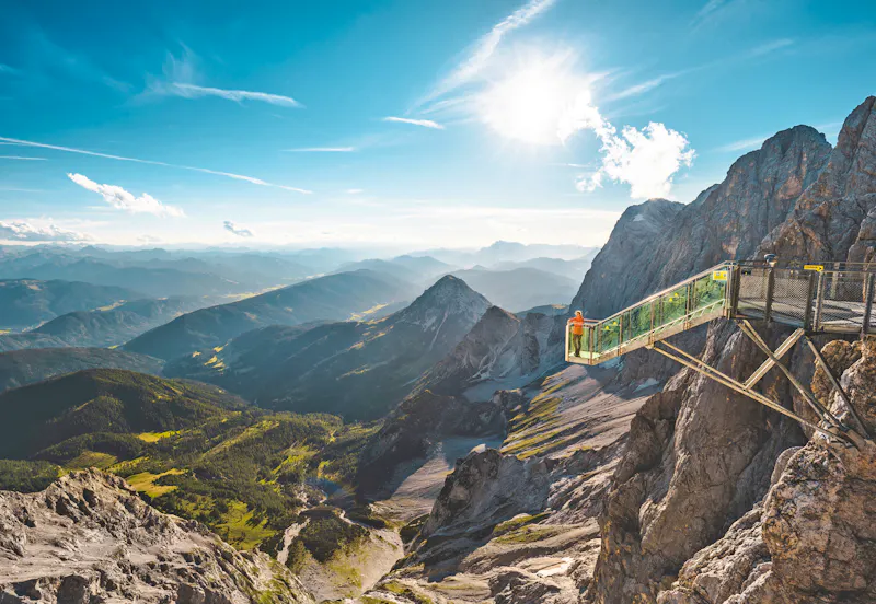 Treppe ins Nichts am Dachstein - &copy;TVB Schladming-Dachstein/Mathäus Gartner