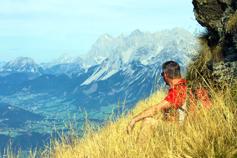 Wanderer auf dem Hauser Kaibling - &copy;hofi777 - stock.adobe.com