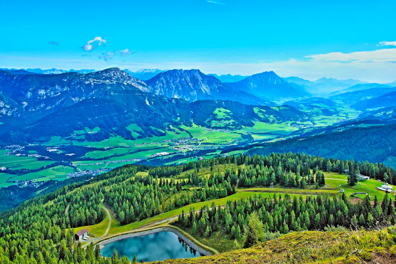 Blick auf das Dachsteinmassiv vom Hauser Kaibling - &copy;bikemp - stock.adobe.com