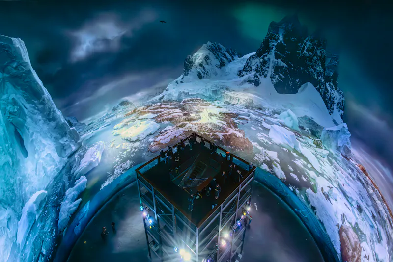 ANTARKTIS 360°-Panorama von Yadegar Asisi im Panometer Leipzig - &copy;Yadegar Asisi Panorama