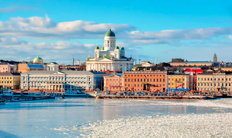 Helsinki mit Kathedrale im Winter - &copy;Mistervlad - stock.adobe.com